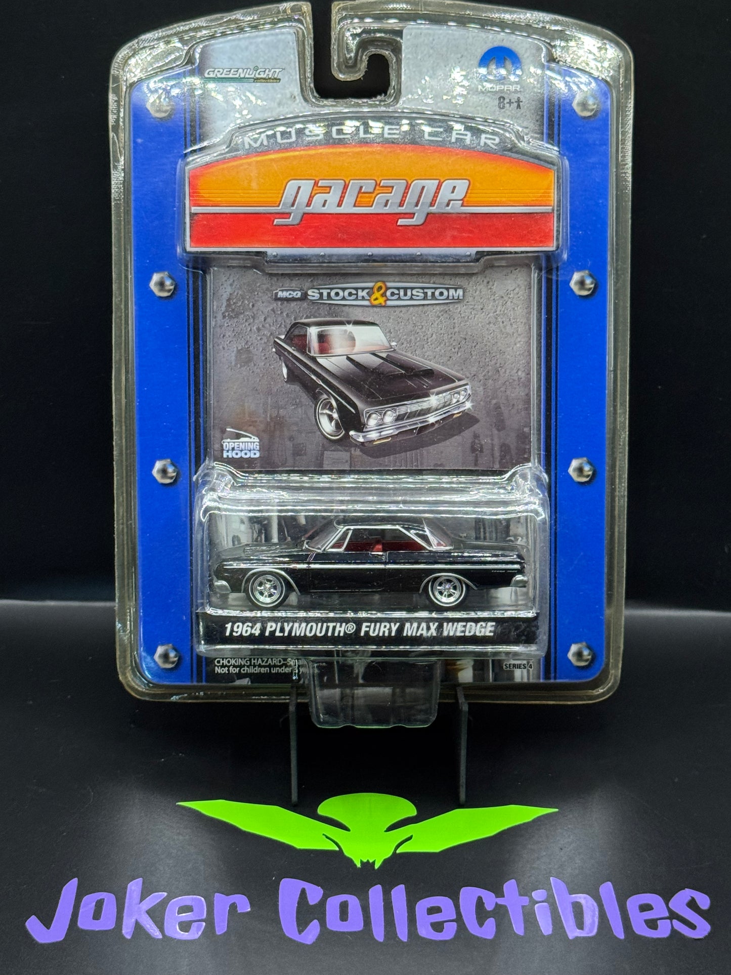 Greenlight Muscle Car Garage Stock & Custom Series 4 1964 Plymouth Fury Max Wedge