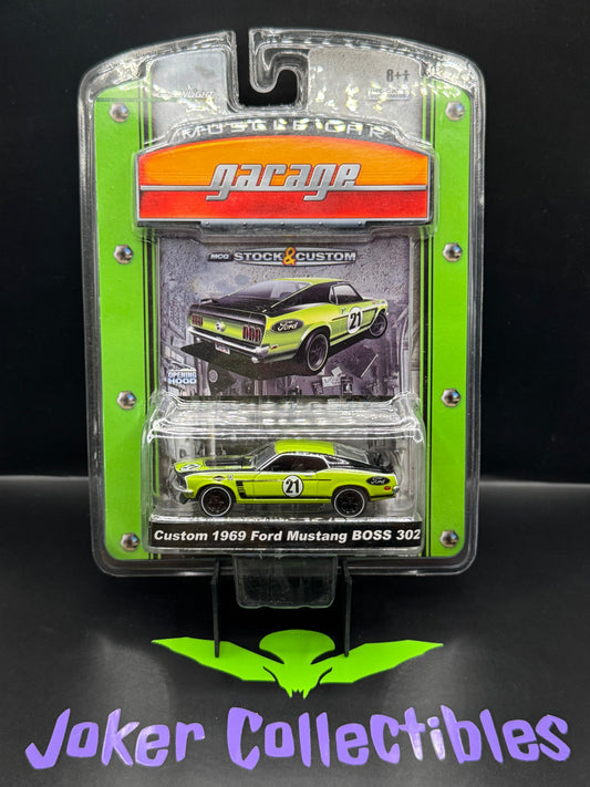 Greenlight Muscle Car Garage Stock & Custom Series 6 Custom 1969 Ford Mustang BOSS 302