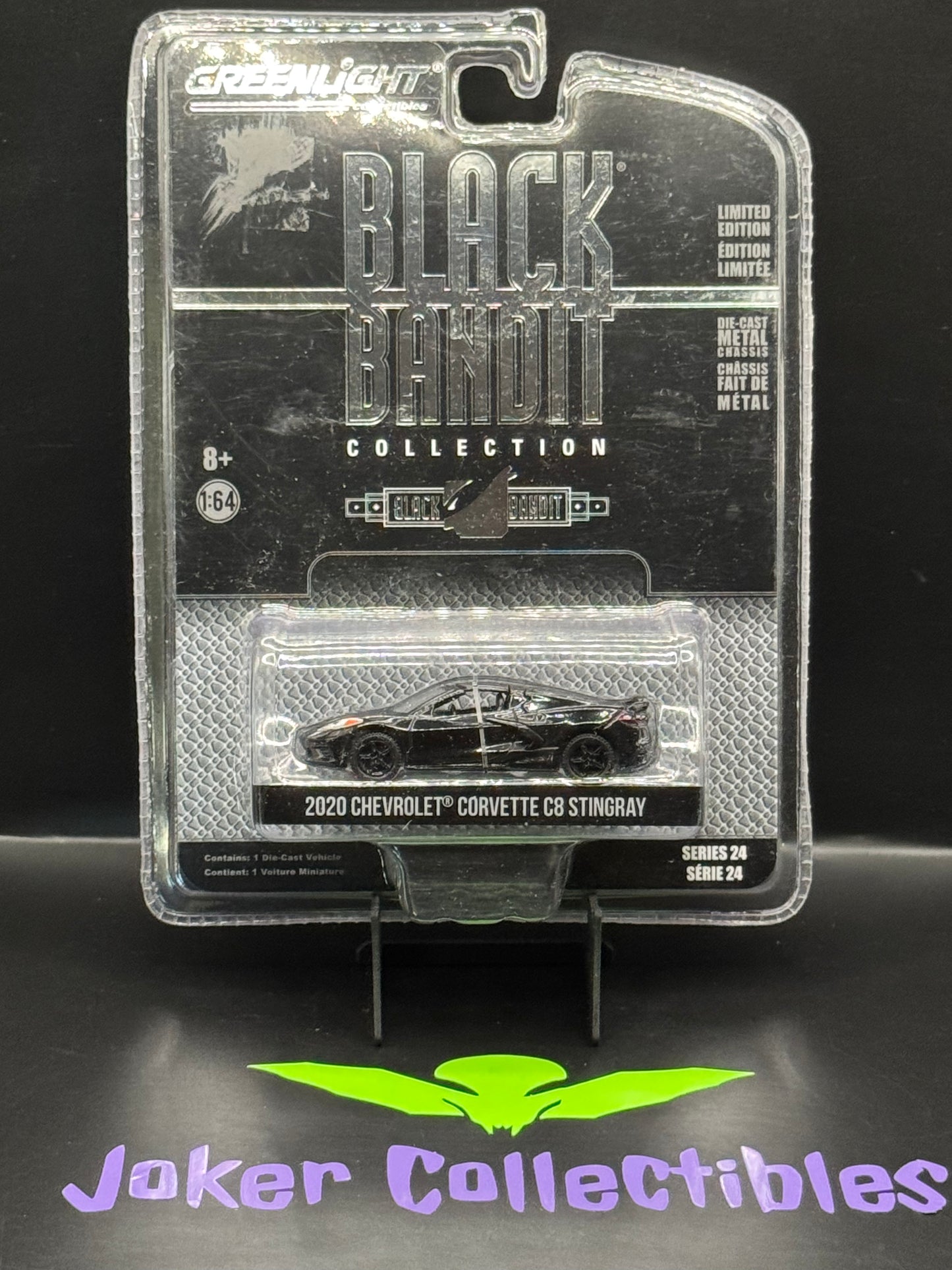 Greenlight Black Bandit Series 24 2020 Chevrolet Corvette C8 Stingray