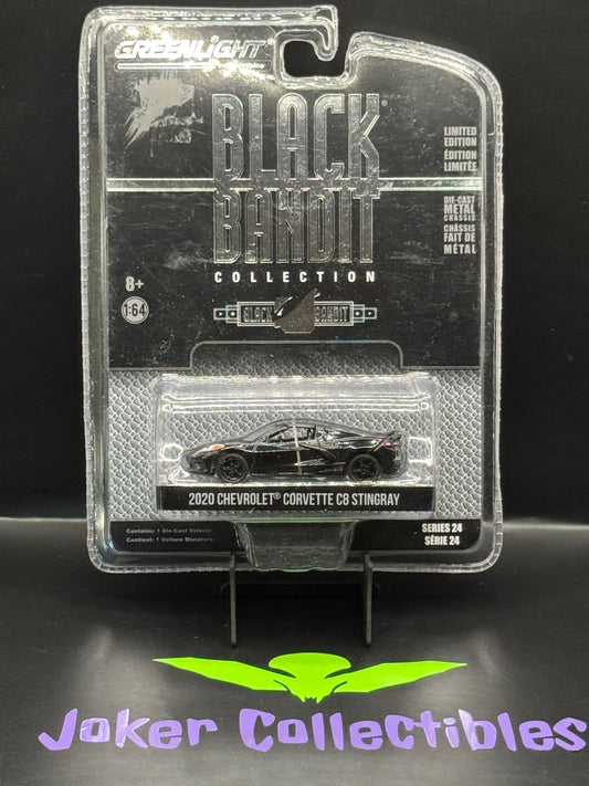 Greenlight Black Bandit Series 24 2020 Chevrolet Corvette C8 Stingray