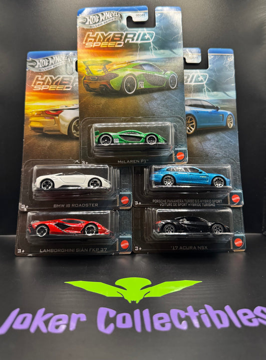 Hot Wheels Silver Series Hybrid Speed Set of 5