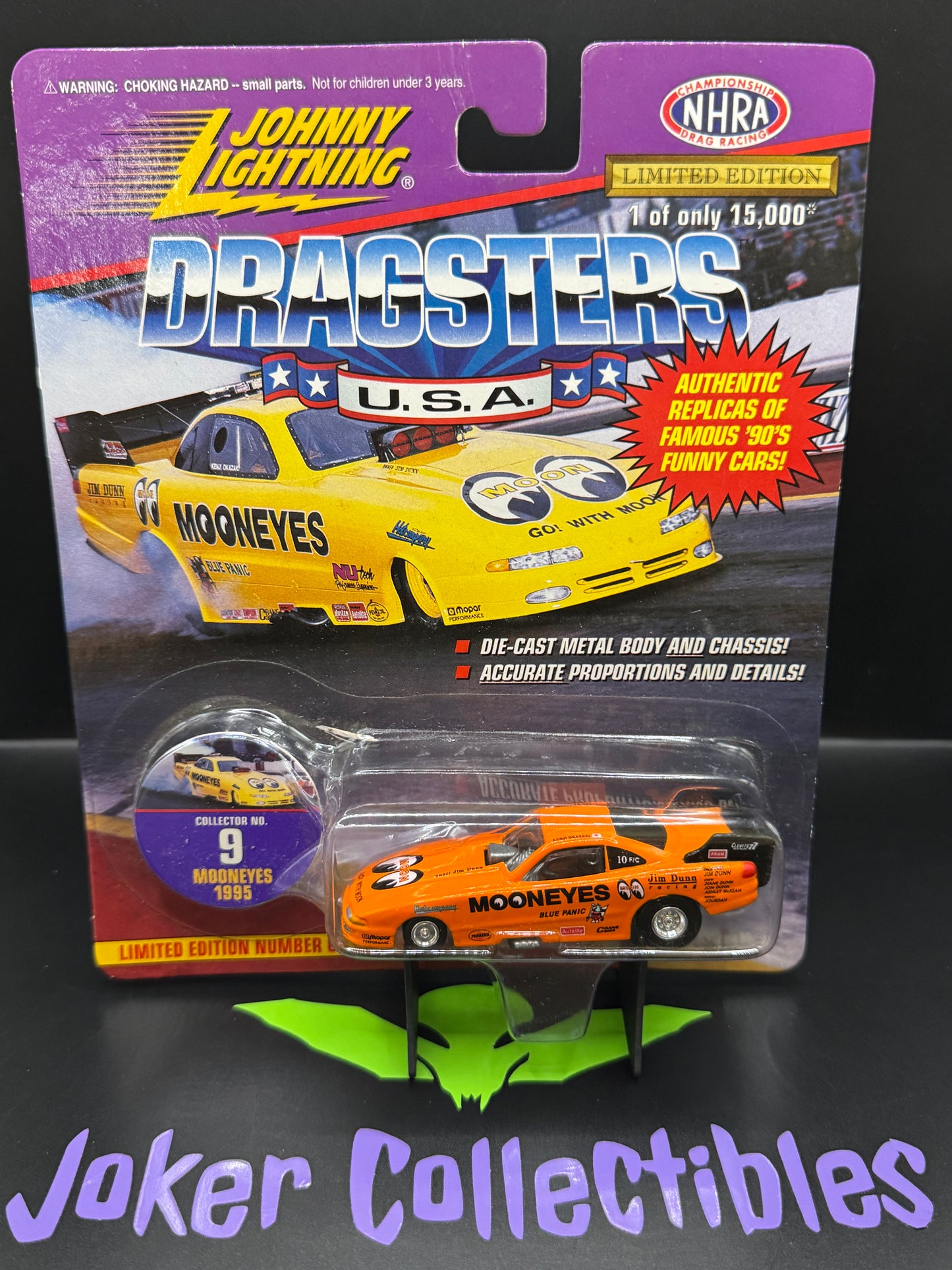 Johnny Lightning Dragsters U.S.A. Mooneyes 1995 Collector No. 9