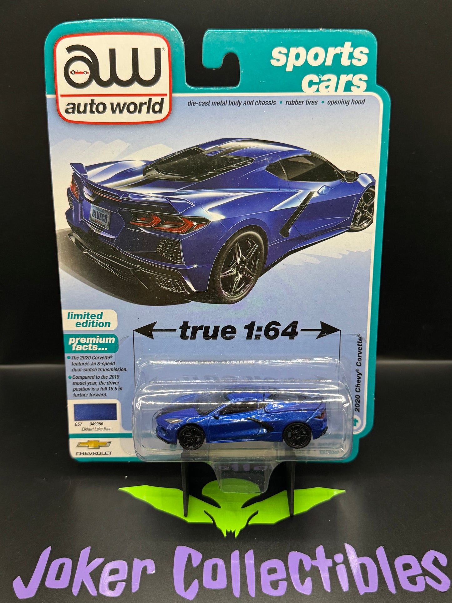 Auto World Sports Cars 2020 Chevy Corvette Elkhart Lake Blue #4