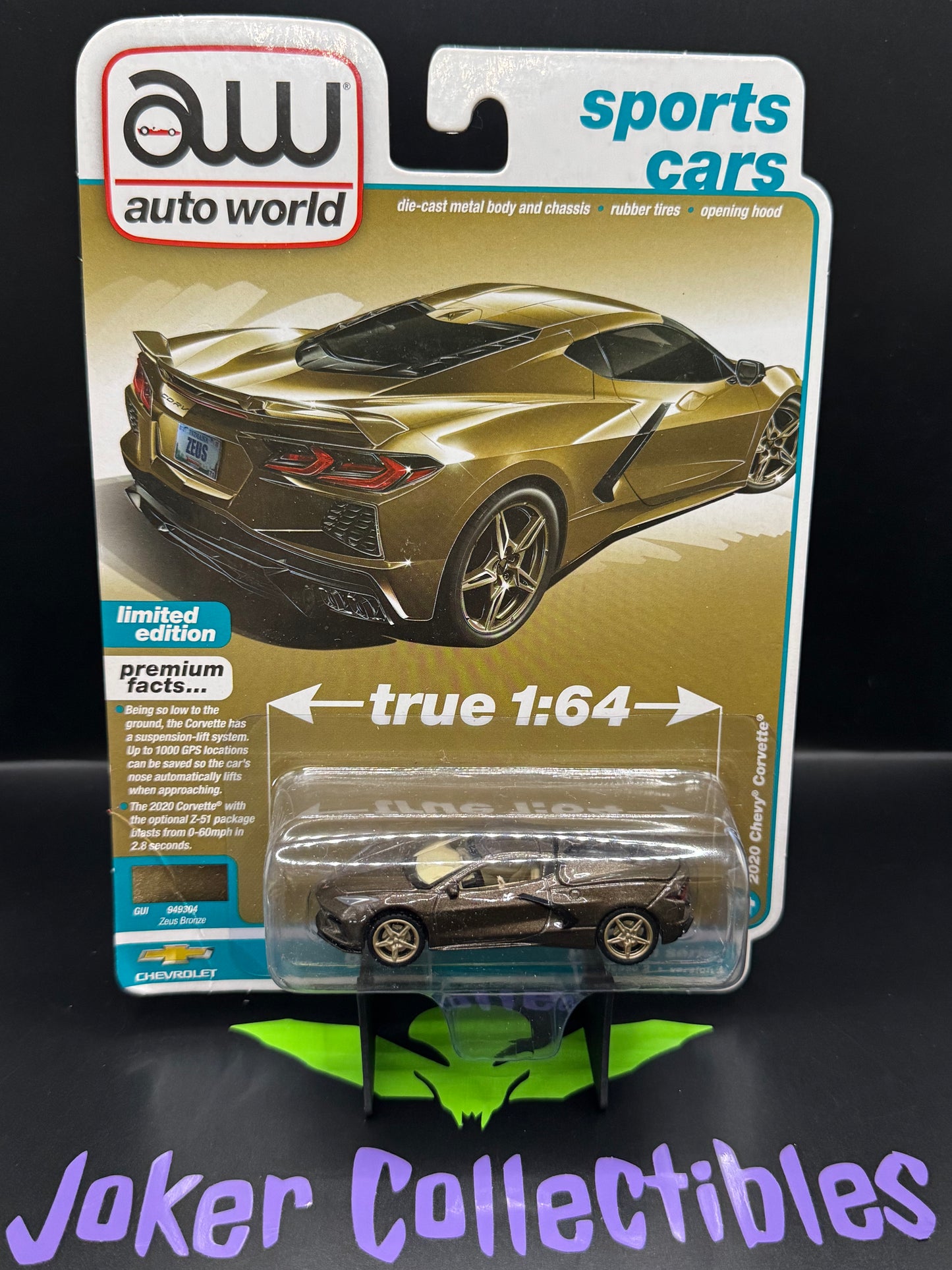 Auto World Sports Cars 2020 Chevy Corvette Zeus Bronze #4