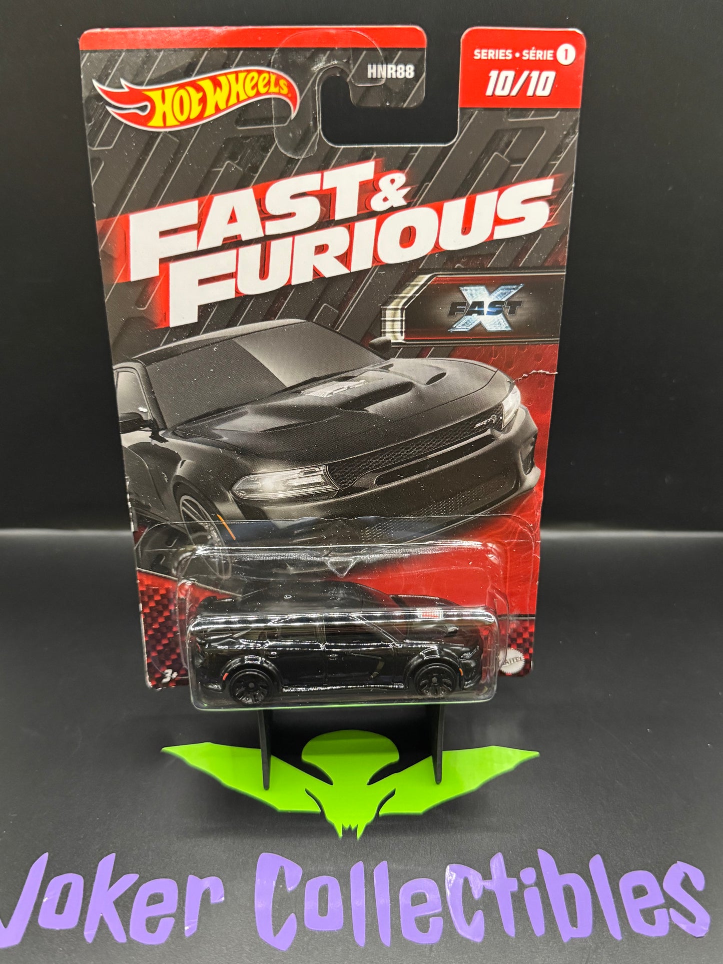 Damaged Card Hot Wheels Fast X Fast & Furious '20 Dodge Charger Hellcat Series 1 10/10