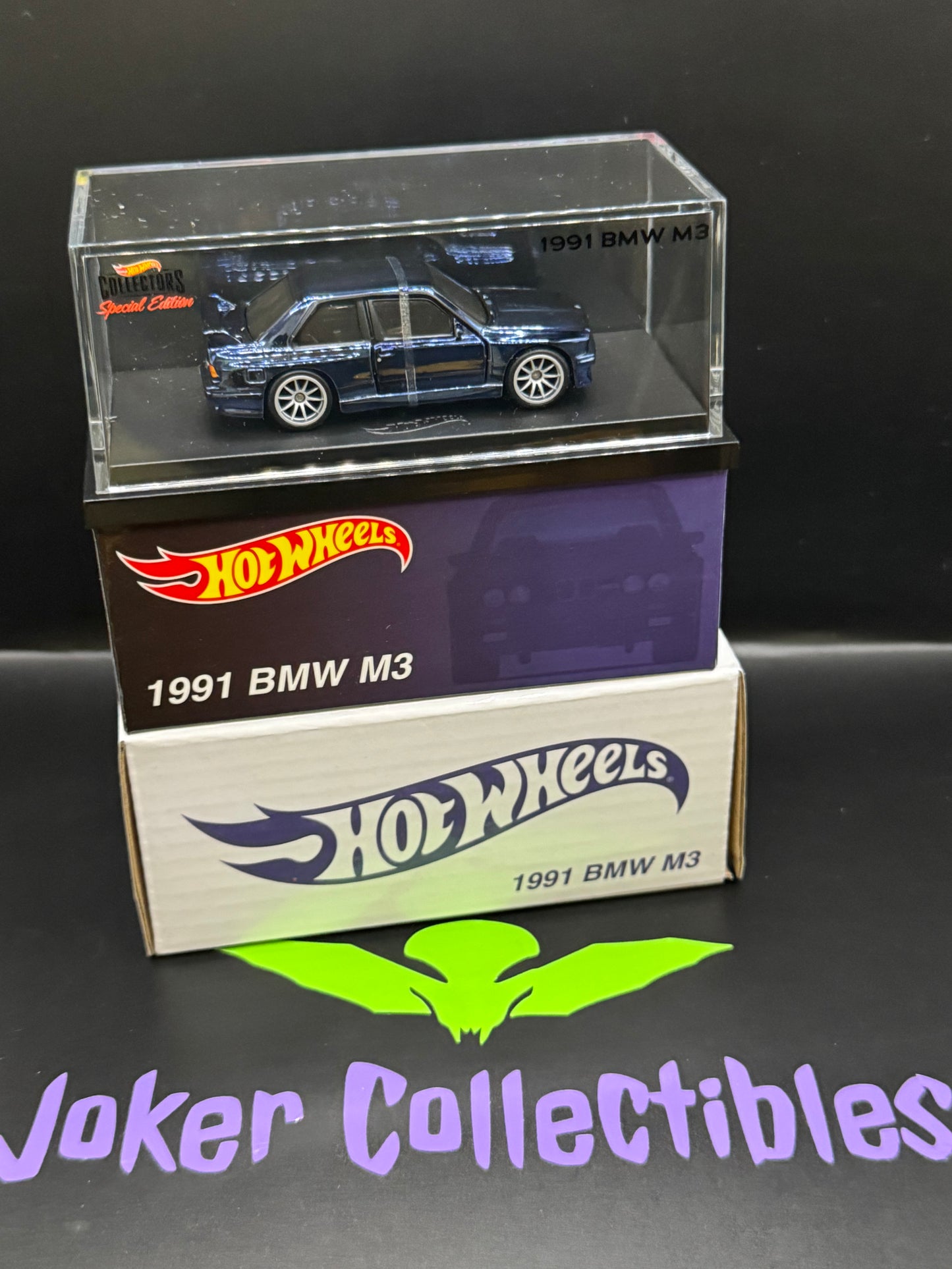 Hot Wheels 2022 RLC Red Line Club Exclusive Steel Blue 1991 BMW M3 # 21561/30000
