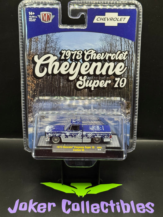 M2 Machines 1973 Chevrolet Cheyenne Super 10 Custom SS Holiday Edition HS65 25-33