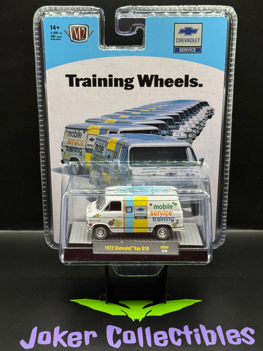 M2 Machines 1972 Chevrolet G10 Van Training Wheels Mobile Service Training HS64 25-30