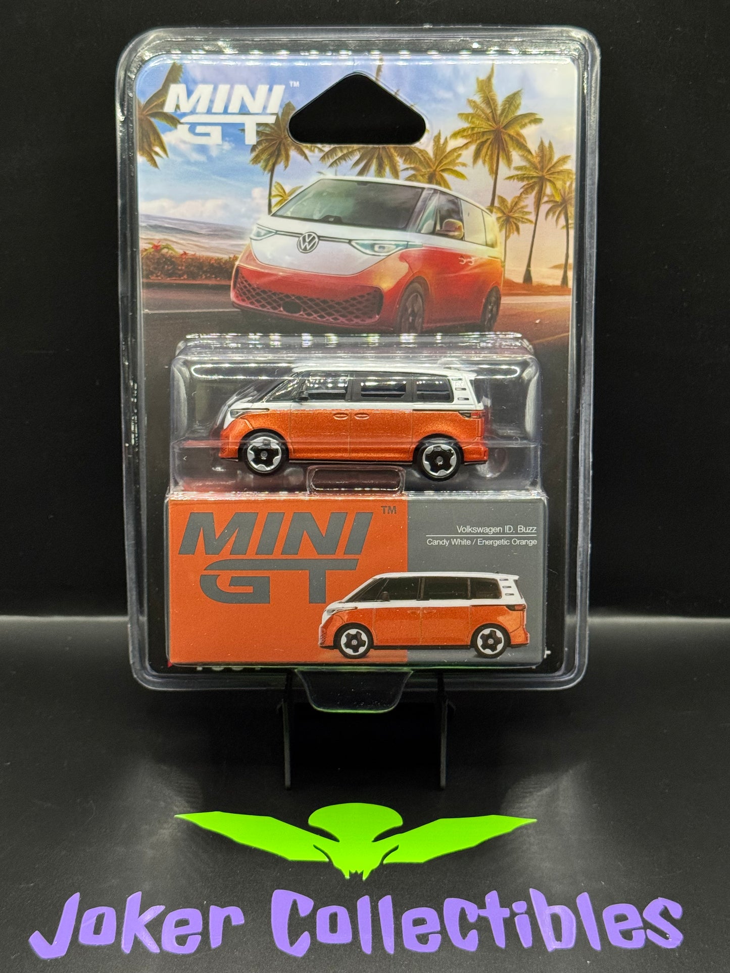 Mini GT #1061 Volkswagen ID.Buzz Candy White / Energetic Orange