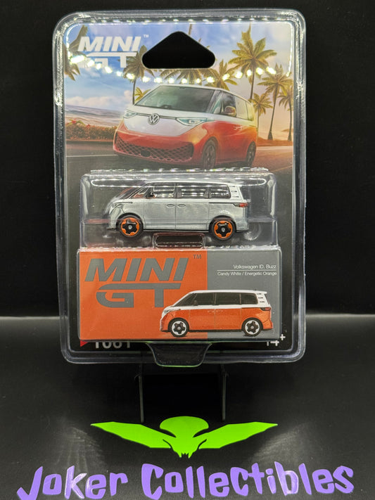 Mini GT Chase #1061 Volkswagen ID.Buzz Candy White / Energetic Orange