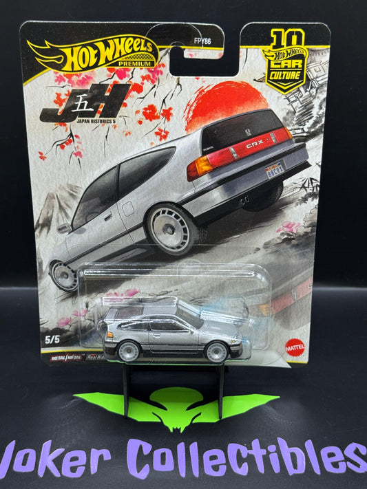 Hot Wheels Premium Car Culture Japan Historics 5 '88 Honda CRX # 5/5