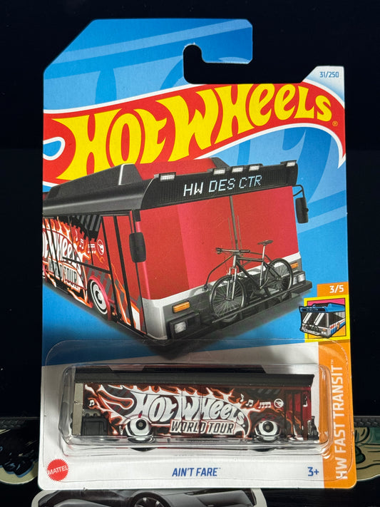 Hot Wheels 2024 Treasure Hunt Ain’t Fare # 31/250 HW Fast Transit # 3/5