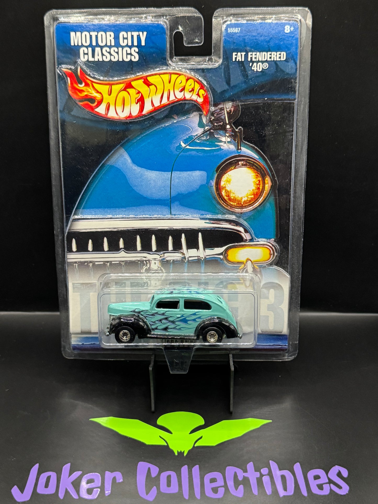 Hot Wheels Motor City Classics Fat Fendered '40 Teal Blue