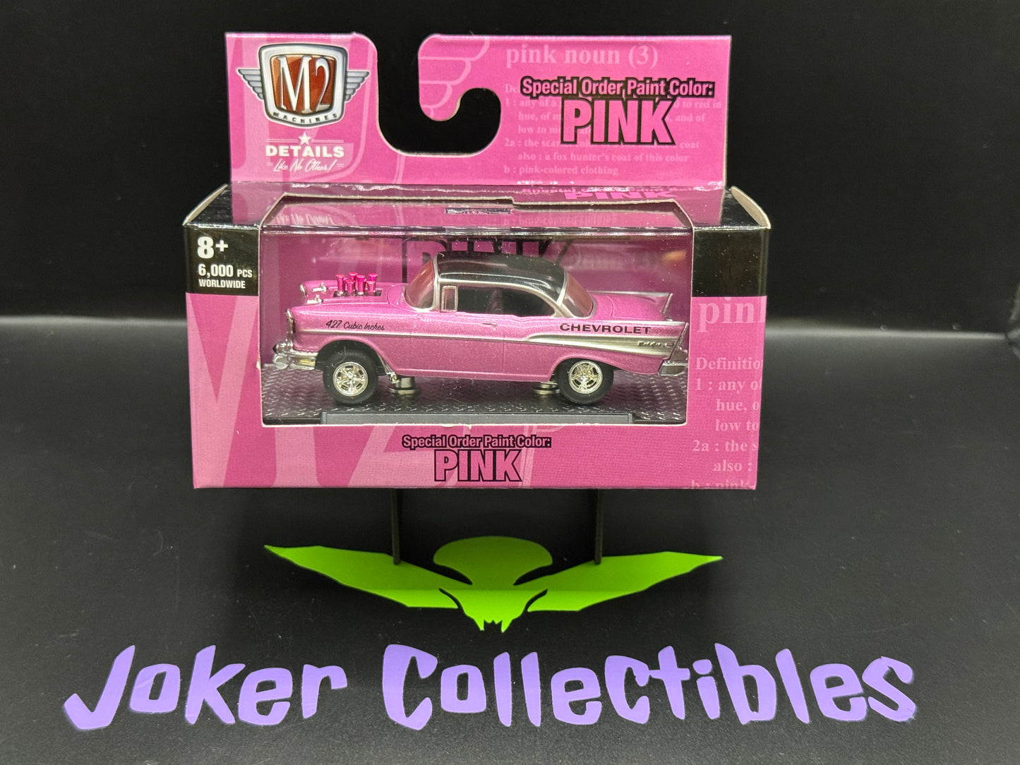 M2 Machines Special Order Paint Color Pink 1957 Chevrolet Bel Air Gasser S92 20-112