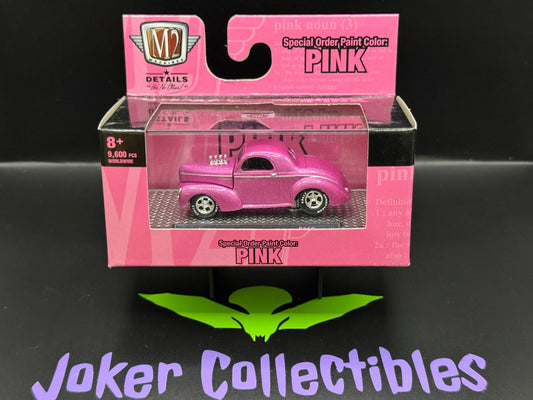 M2 Machines Special Order Paint Color Pink 1941 Willys Coupe S110 22-45