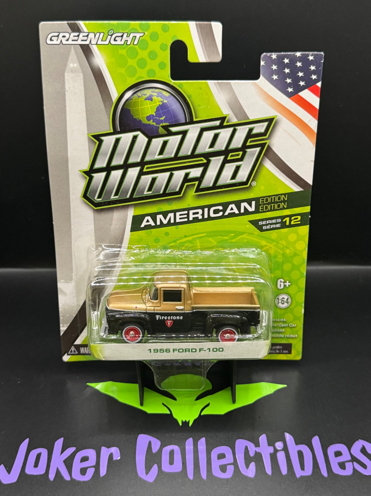 Greenlight Motor World American Edition Series 12 Firestone 1956 Ford F-100