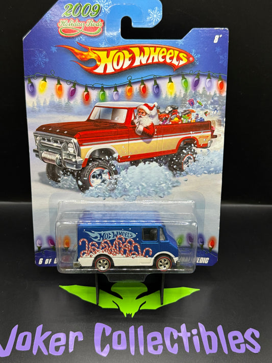 Hot Wheels 2009 Holiday Rods Blue Combat Medic 6 of 6