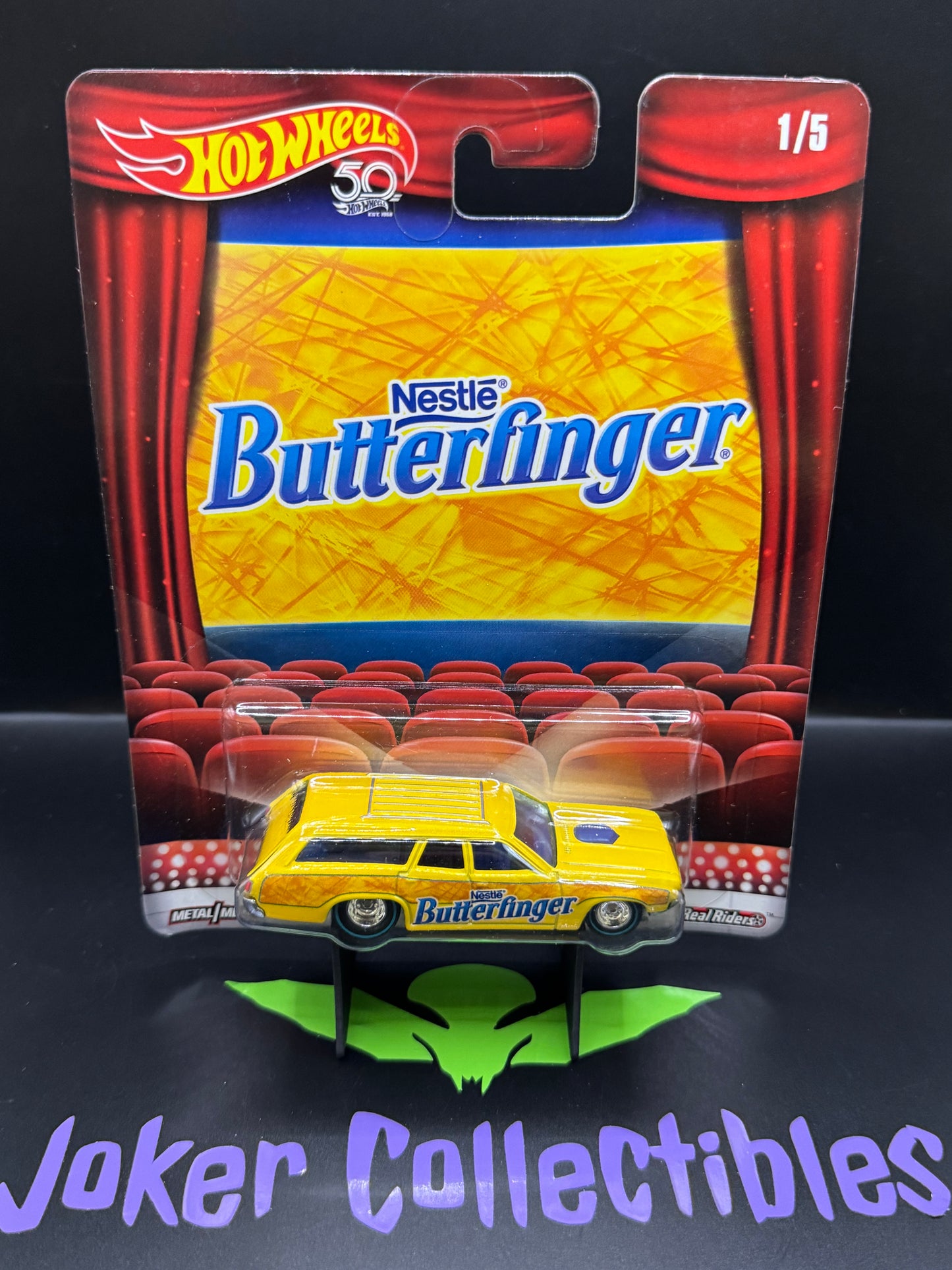 Hot Wheels Premium 50th Anniversary Nestle Butterfinger '71 Plymouth Satellite # 1/5