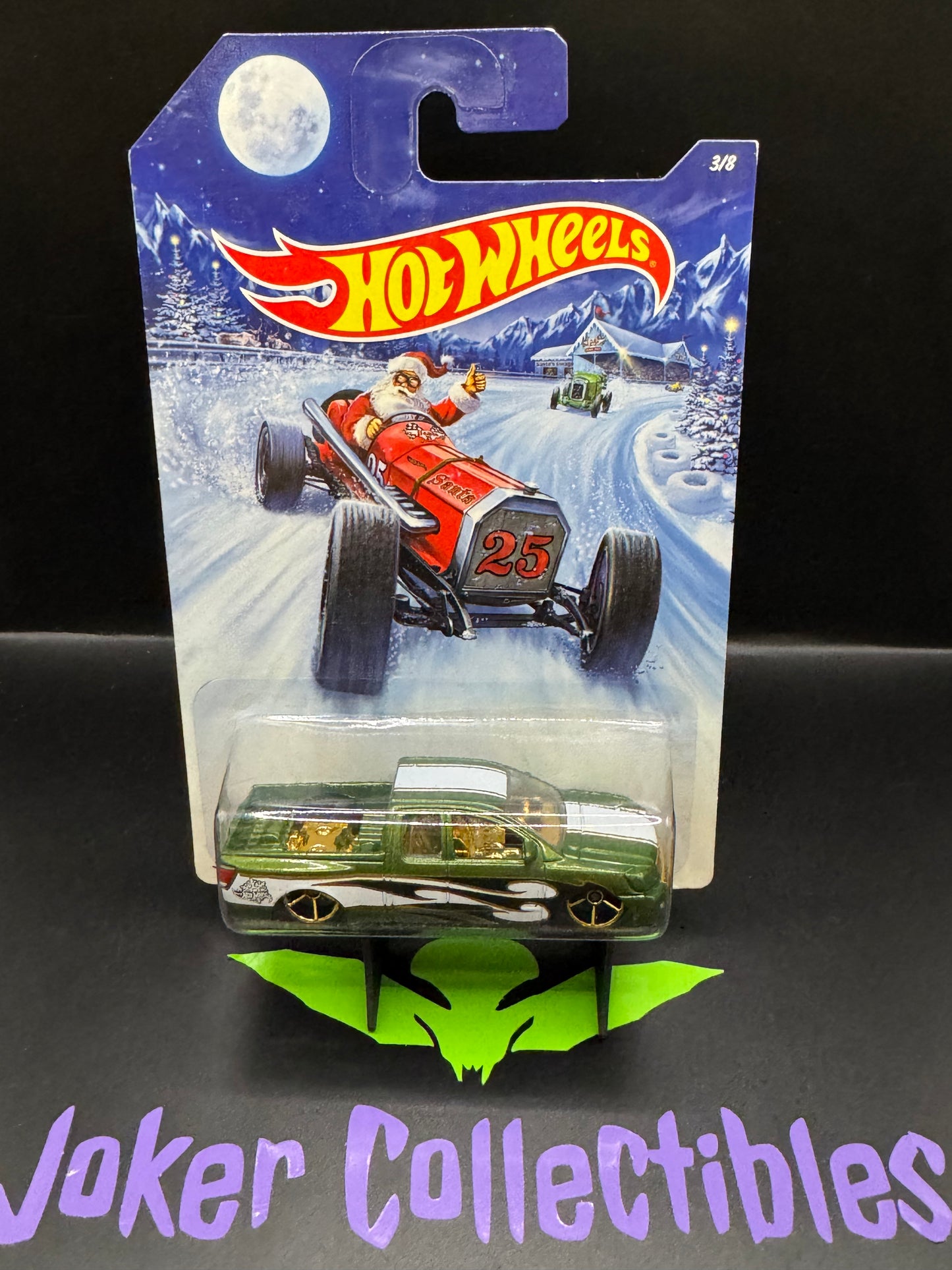 Hot Wheels Holiday Hot Rods Christmas Santa Nissan Titan # 3/8