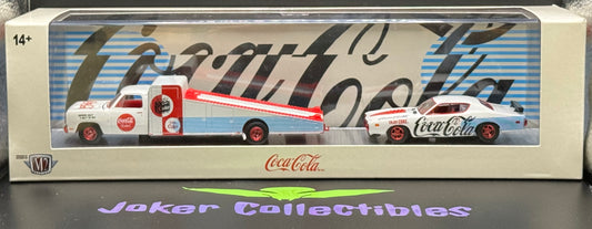 M2 Machines Auto-Haulers Chase 1974 Dodge Truck & 1971 Dodge Charger Custom TW38 25-05