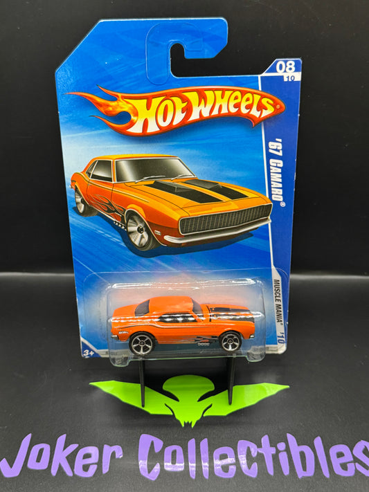 Hot Wheels 2010 Orange '67 Camaro 086/240 Muscle Mania 08/10