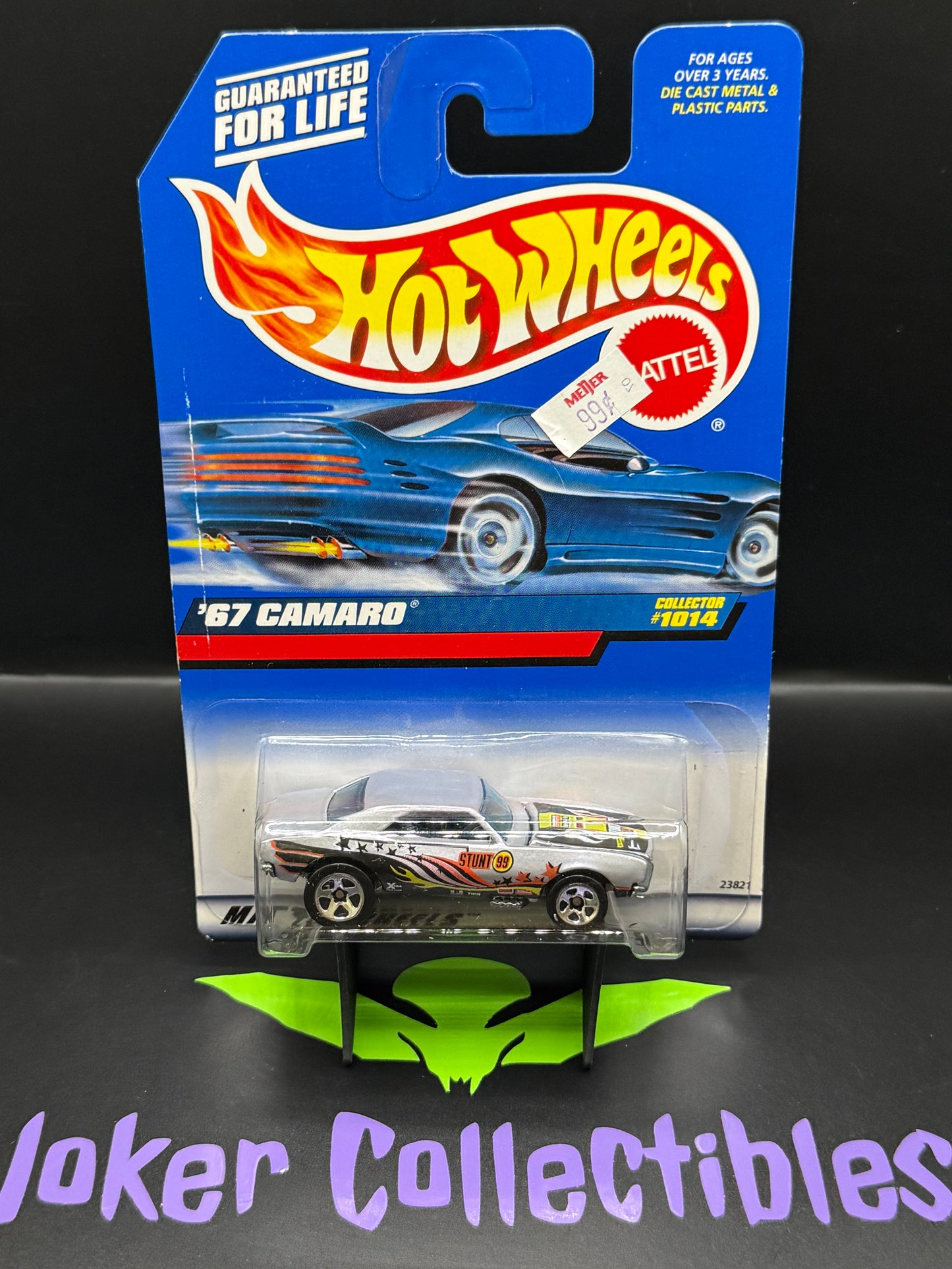 Hot Wheels 1999 Grey Silver '67 Camaro Collector # 1014