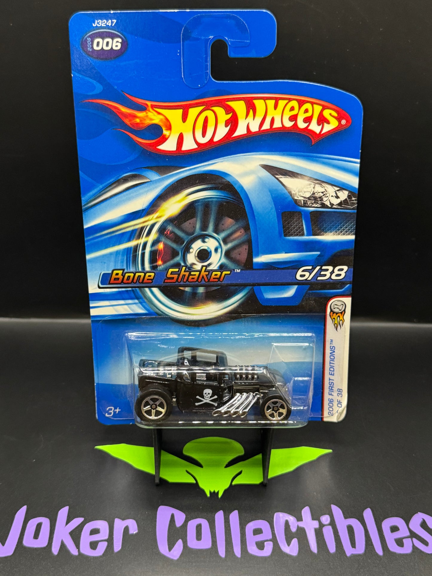 Hot Wheels 2006 Black Bone Shaker 5SP 006 2006 First Editions 6/38
