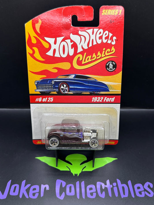 Hot Wheels Classics Series 1 Purple 1932 Ford # 6 of 25