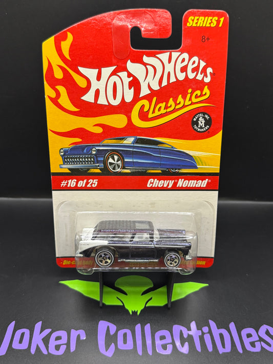 Hot Wheels Classics Series 1 Black Chevy Nomad # 16 of 25