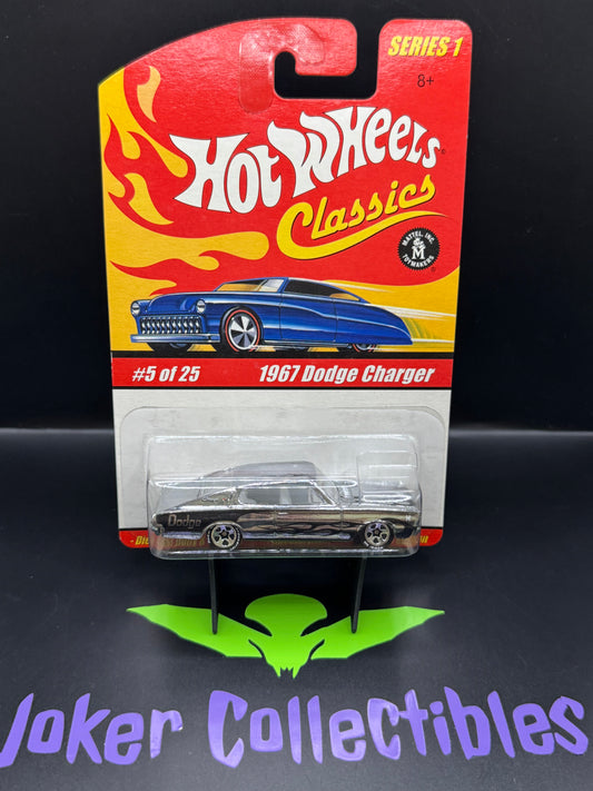 Hot Wheels Classics Series 1 Chrome 1967 Dodge Charger # 5 of 25