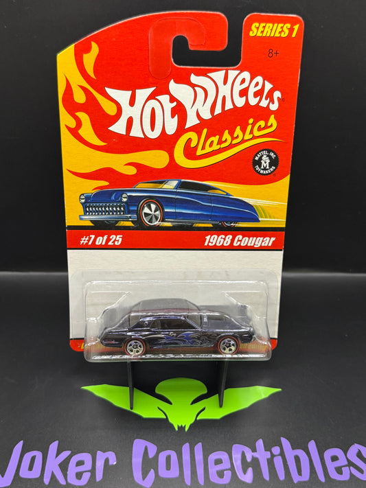 Hot Wheels Classics Series 1 Black 1968 Cougar # 7 of 25