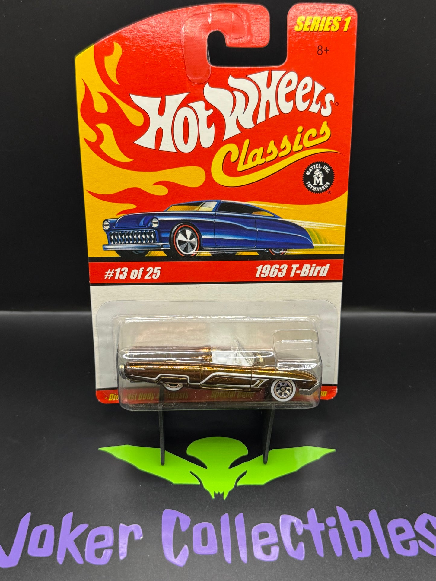 Hot Wheels Classics Series 1 Gold 1963 T-Bird # 13 of 25