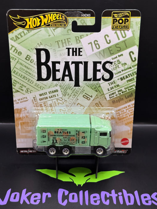 Hot Wheels Premium Pop Culture Mint Green The Beatles Hiway Hauler