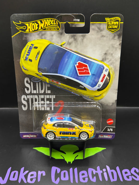 Hot Wheels Premium Car Culture Slide Street 2 Rain-X 2023 Toyota GR Corolla # 3/5