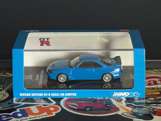 INNO64 Nissan Skyline GT-R (R33) LM Limited Blue