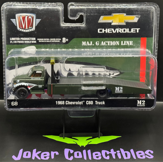M2 Machines Shark Mouth MAJ. G Action Line 1968 Chevrolet C60 Truck HS01
