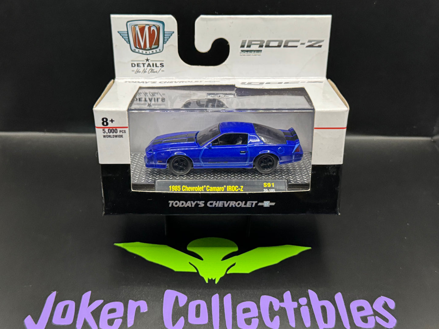 M2 Machines Blue 1985 Chevrolet Camaro IROC-Z S91 20-105
