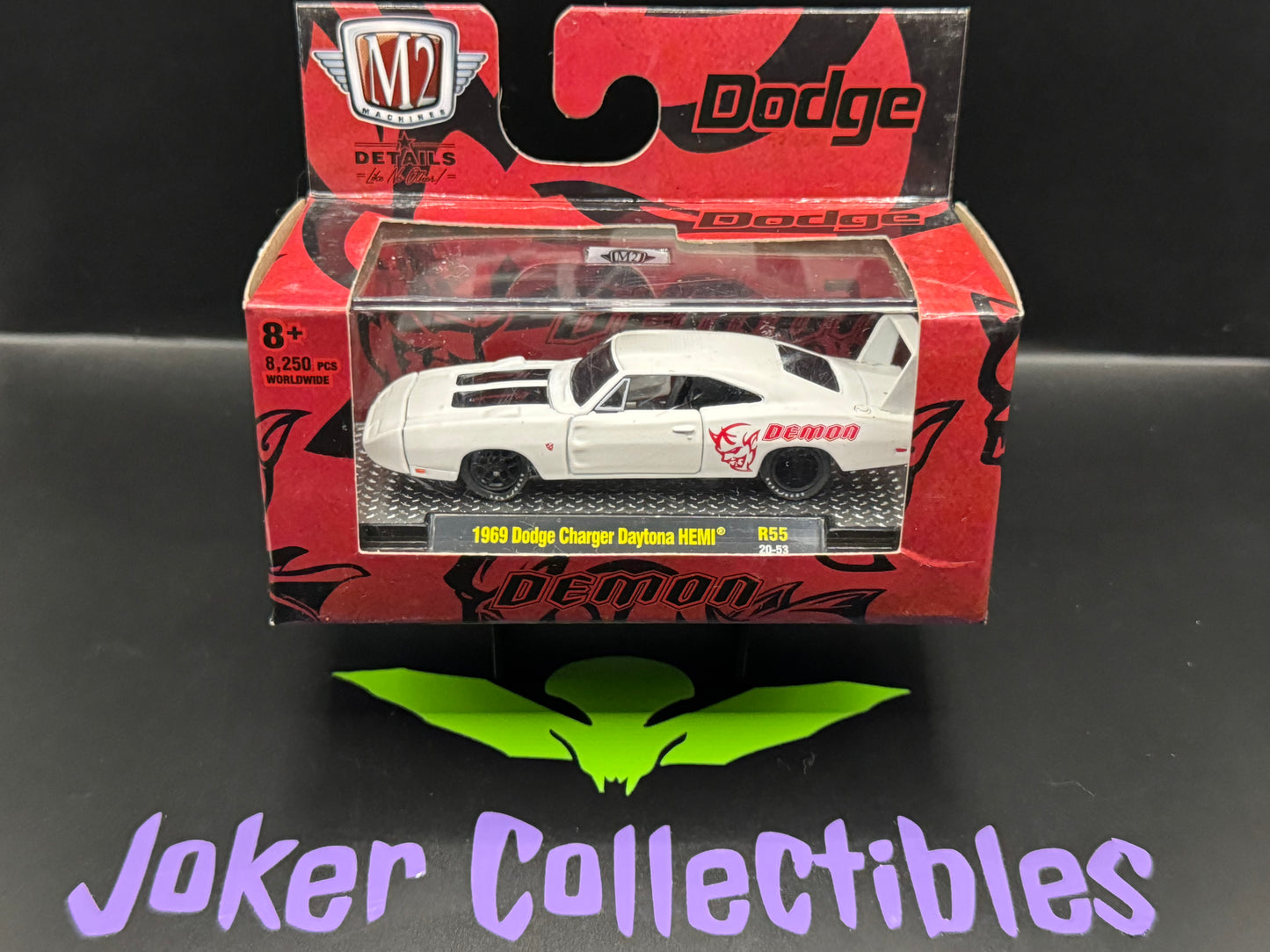 M2 Machines Demon 1969 Dodge Charger Daytona HEMI R55 20-53