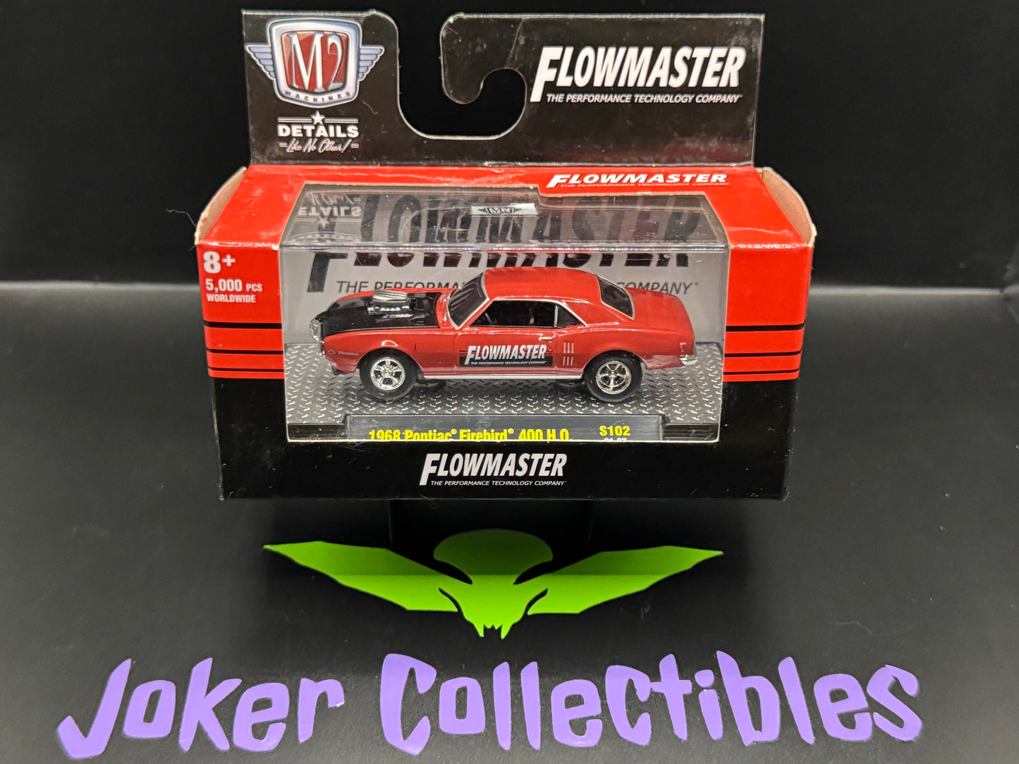 M2 Machines Auto-Thentics Flowmaster 1968 Pontiac Firebird H.O. S102 21-87
