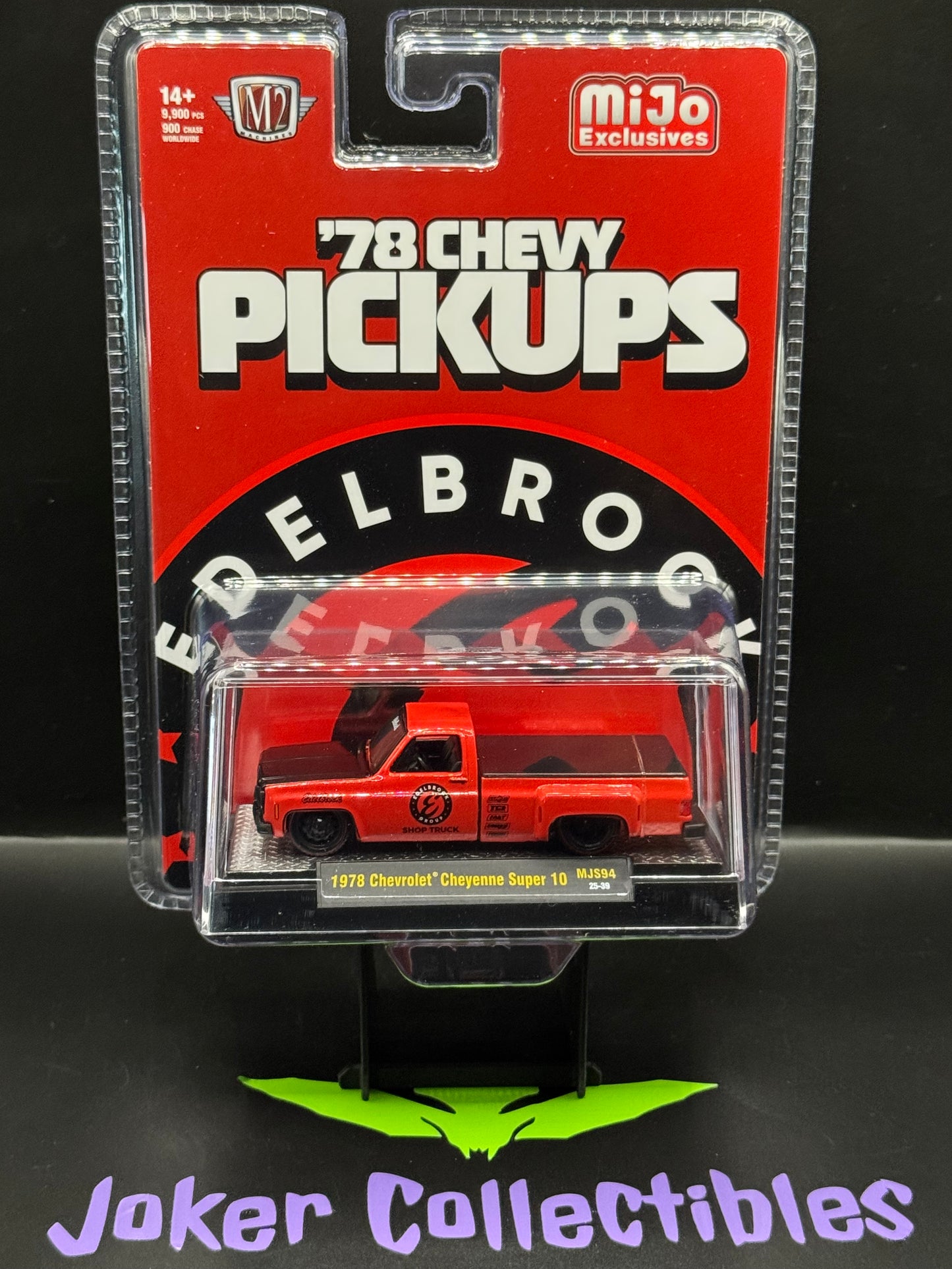 M2 Machines 1978 Chevrolet Cheyenne Super 30 Custom EDELBROCK Red MJS94 25-39