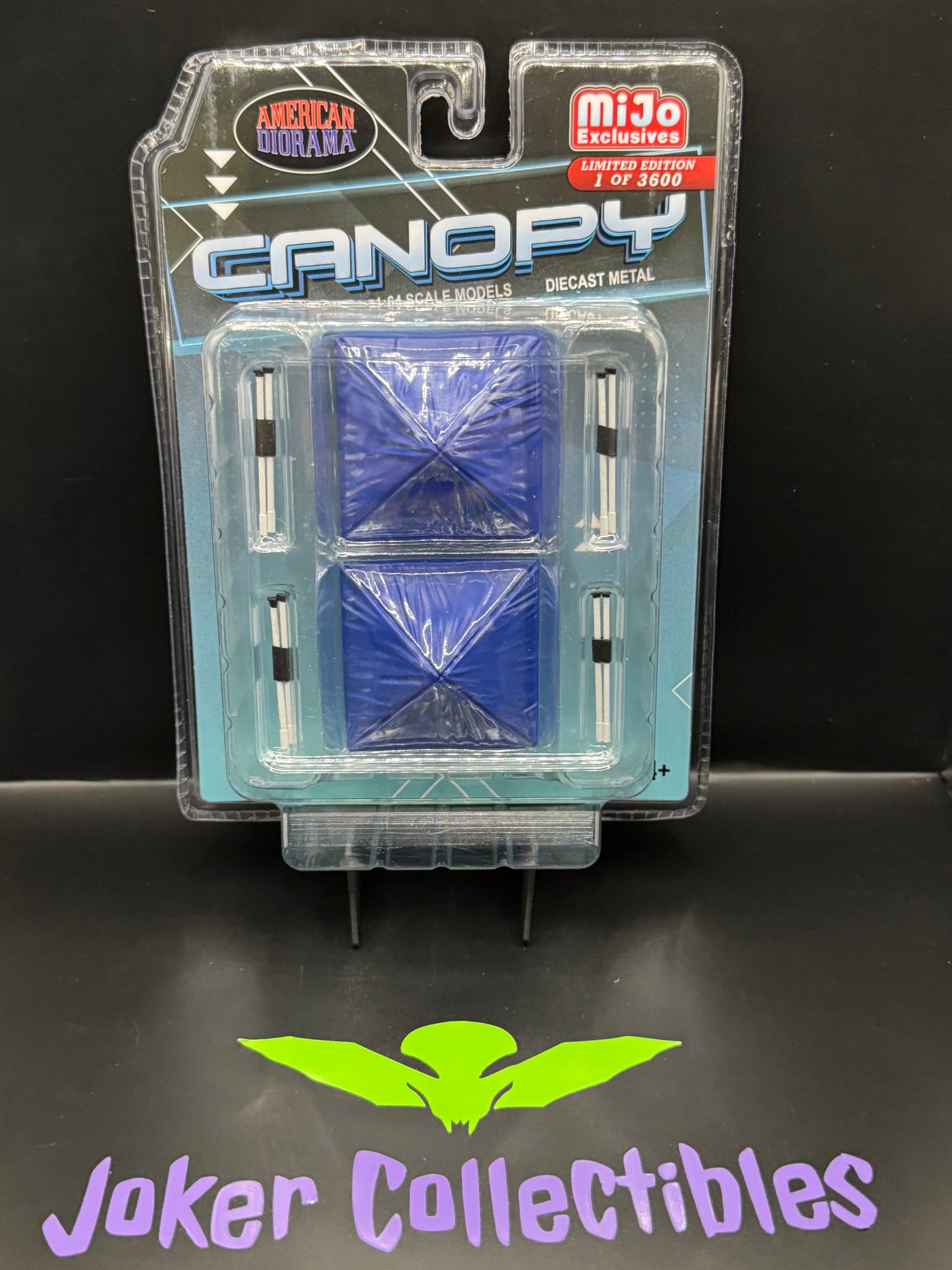 American Diorama 1:64 Blue Canopy 2 Pack Tent