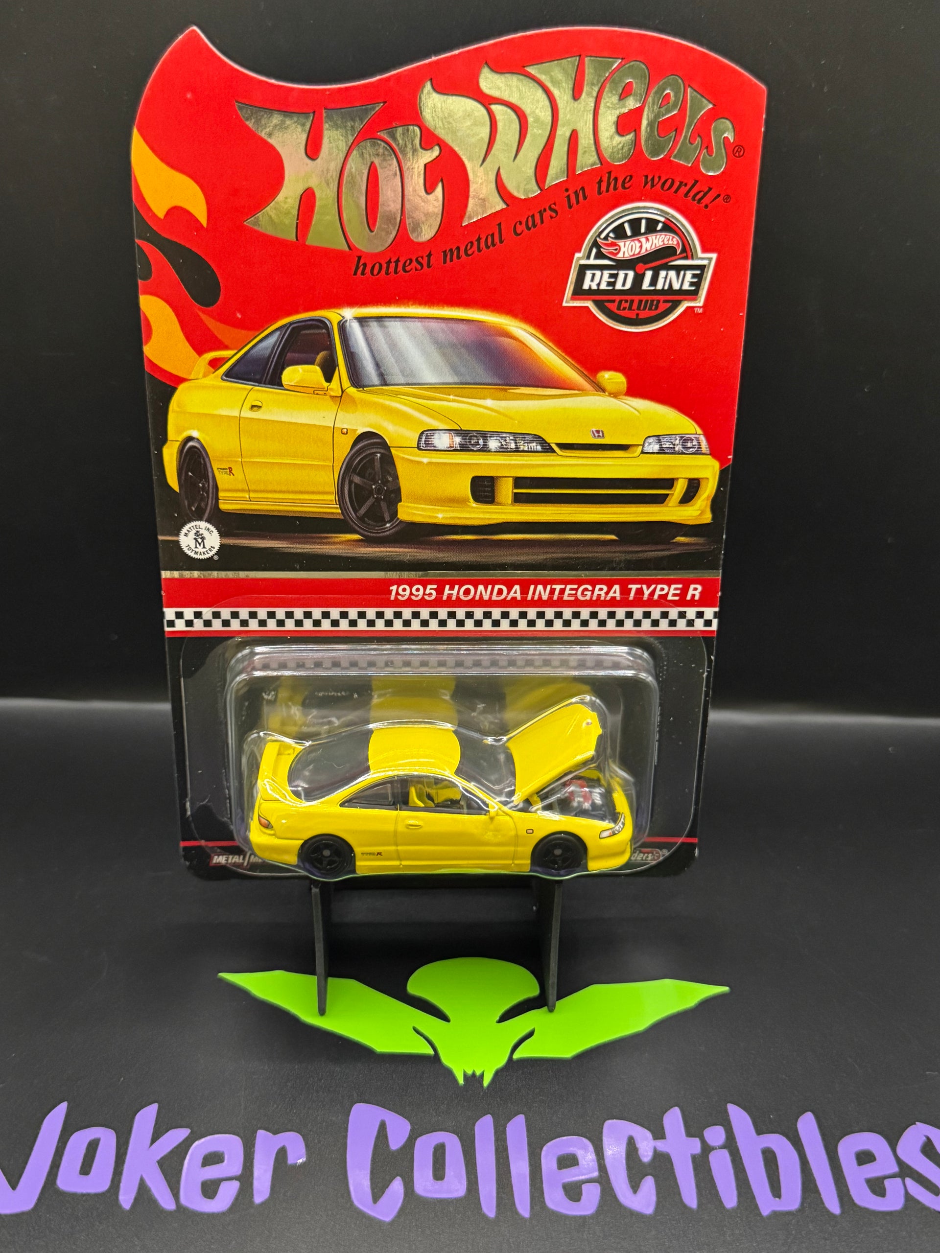 Hot Wheels 2024 RLC Red Line Club Yellow 1995 Honda Integra Type R