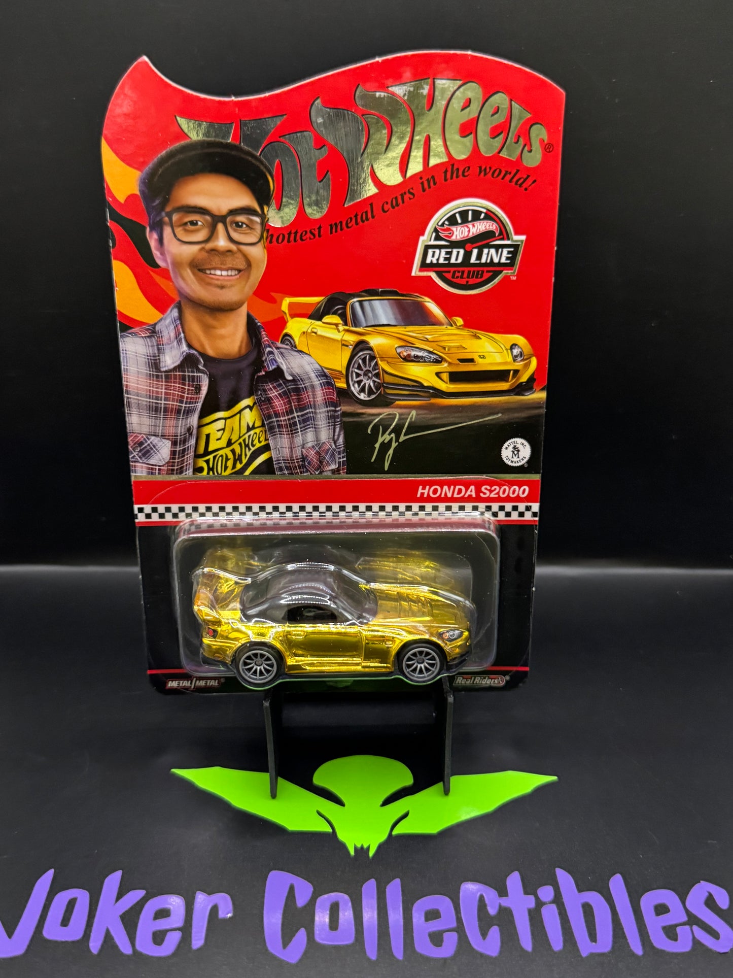 Hot Wheels 2022 RLC Red Line Club Gold Yellow Honda S2000 # 17082/30000
