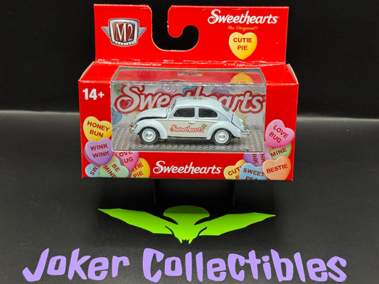 M2 Machines Sweethearts Blue 1953 VW Beetle Deluxe European Model WMTS22 25-05
