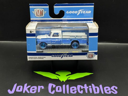 M2 Machines Chase Goodyear 1967 Ford F-100 Custom Cab WMTS09 19-09