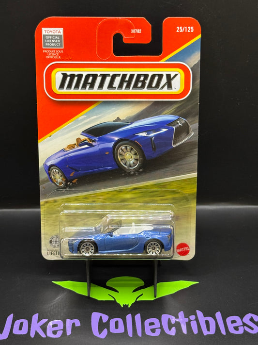 Matchbox 2026 Blue 2021 Lexus LC 500 Convertible 25/125