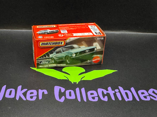 Matchbox Power Grabs 2026 Blue 1968 Ford Mustang Fastback 67/125