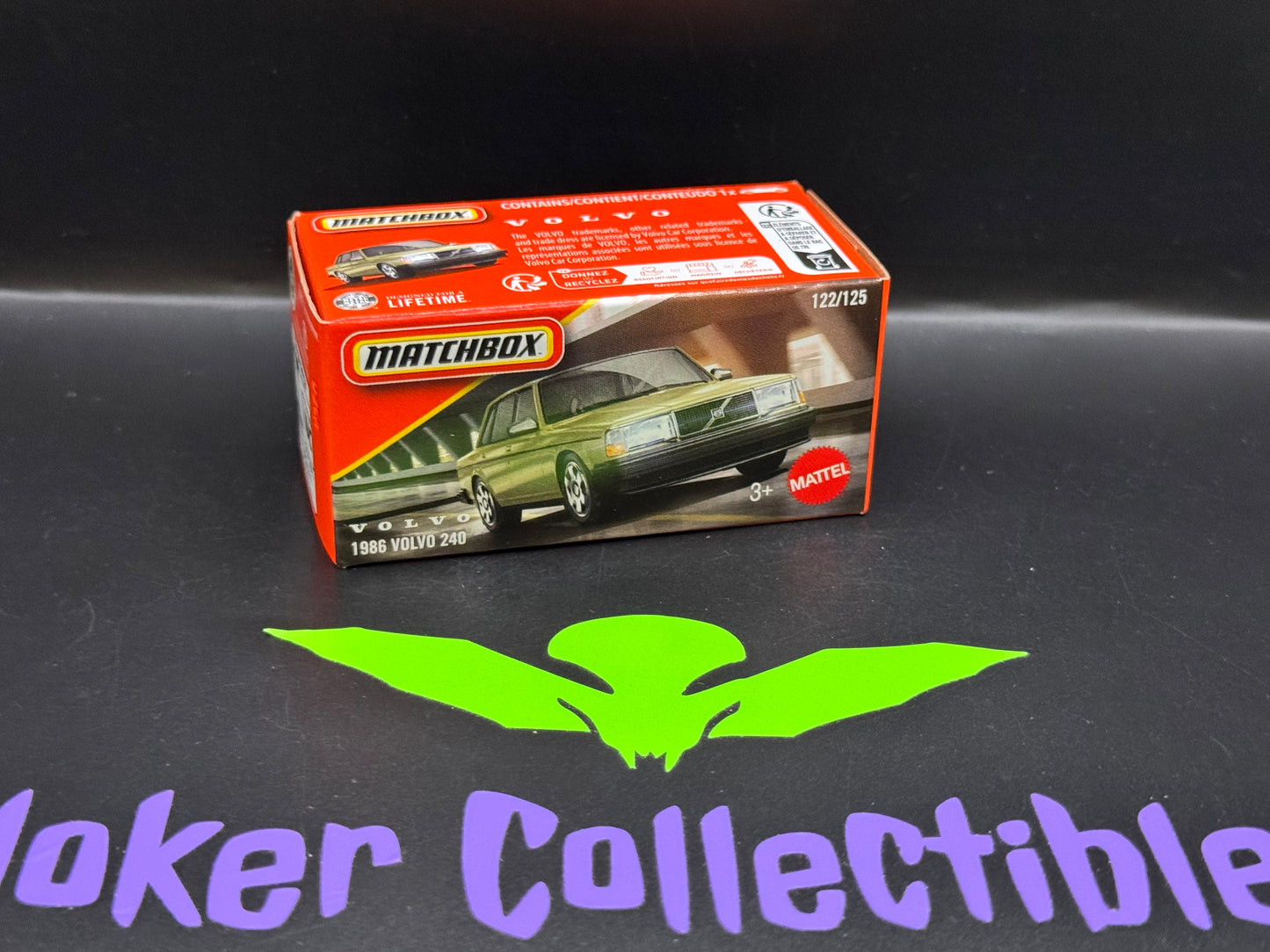 Matchbox Power Grabs 2026 Yellow 1986 Volvo 240 122/125