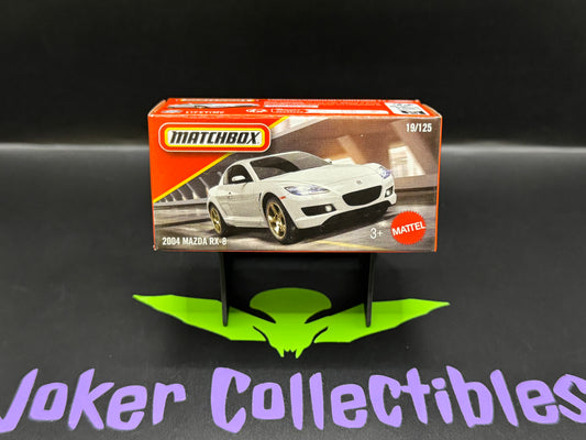 Matchbox Power Grabs 2026 White 2004 Mazda RX-8 19/125