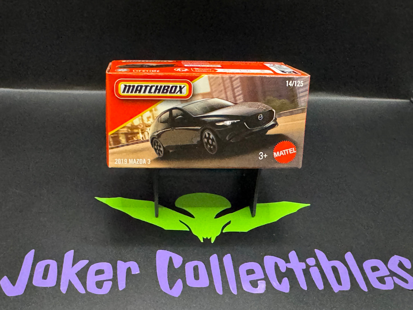 Matchbox Power Grabs 2026 Black / Blue 2019 Mazda 3 14/125